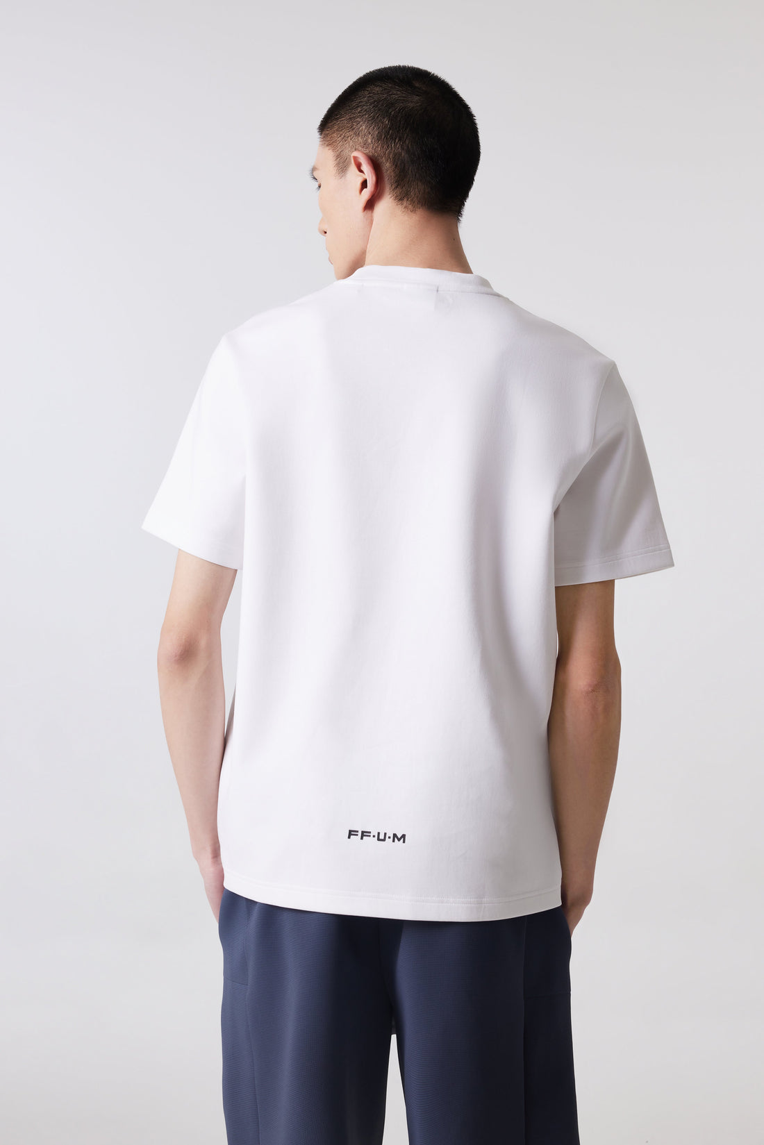 Straight crew neck T-shirt 