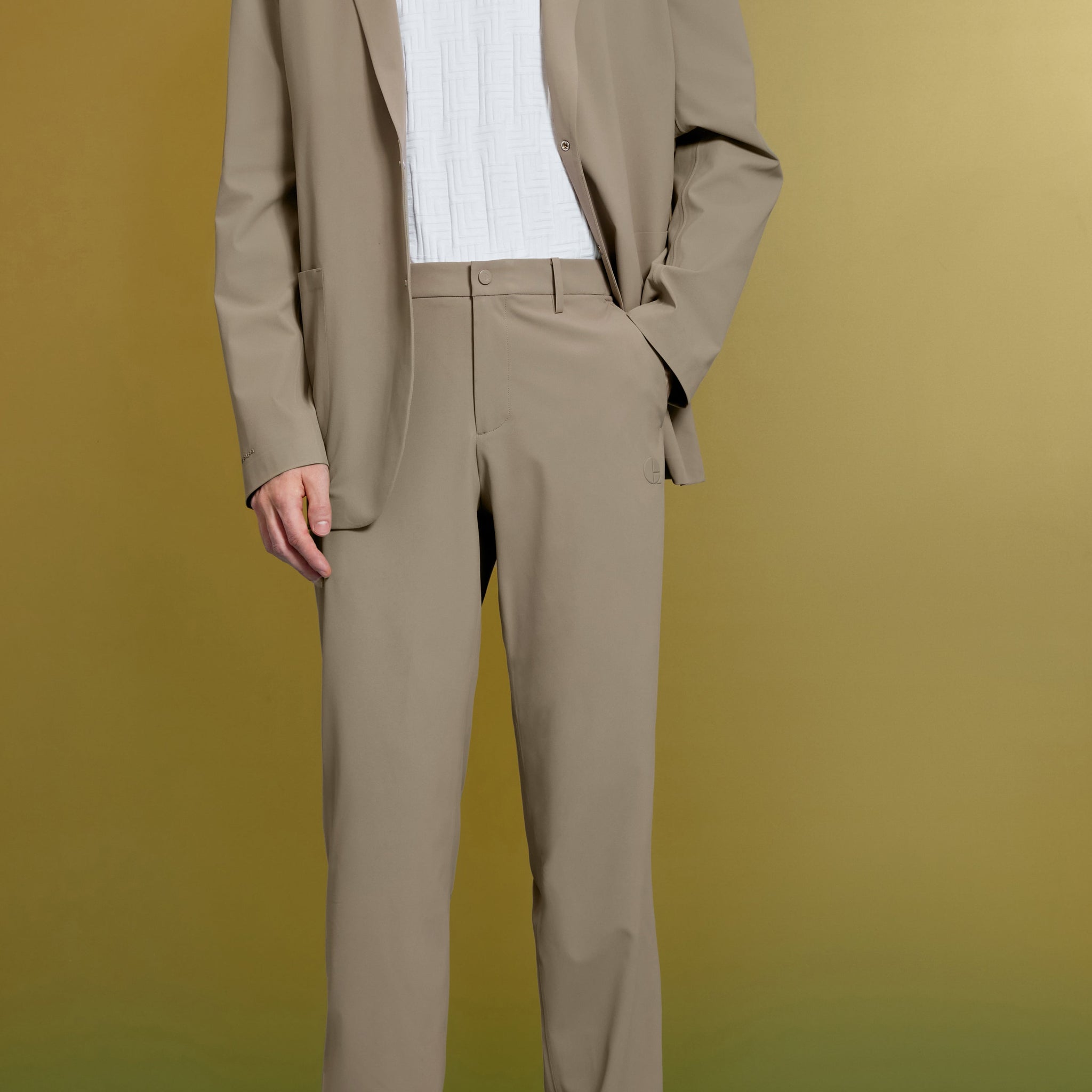 AQUA DRY+ water-repellent stretch suit trousers 