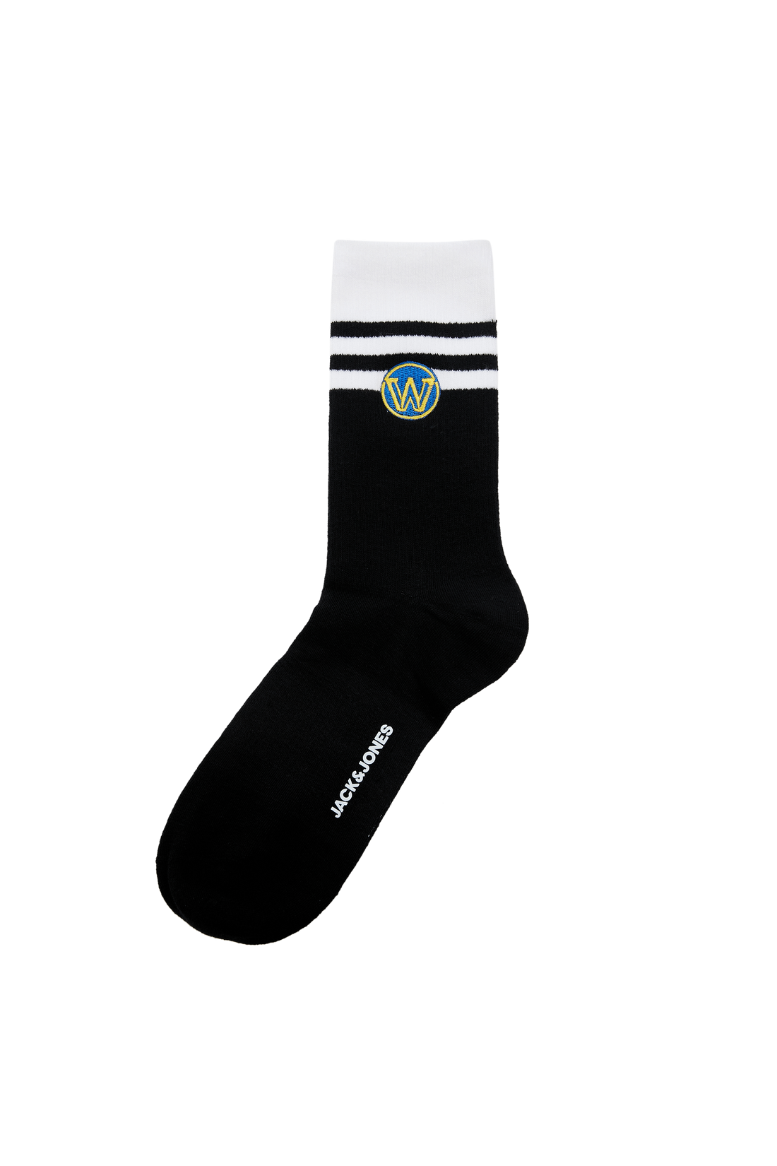 [NBA Collection] Brooklyn Nets mid-calf socks (2 pairs, one yellow and one black) 