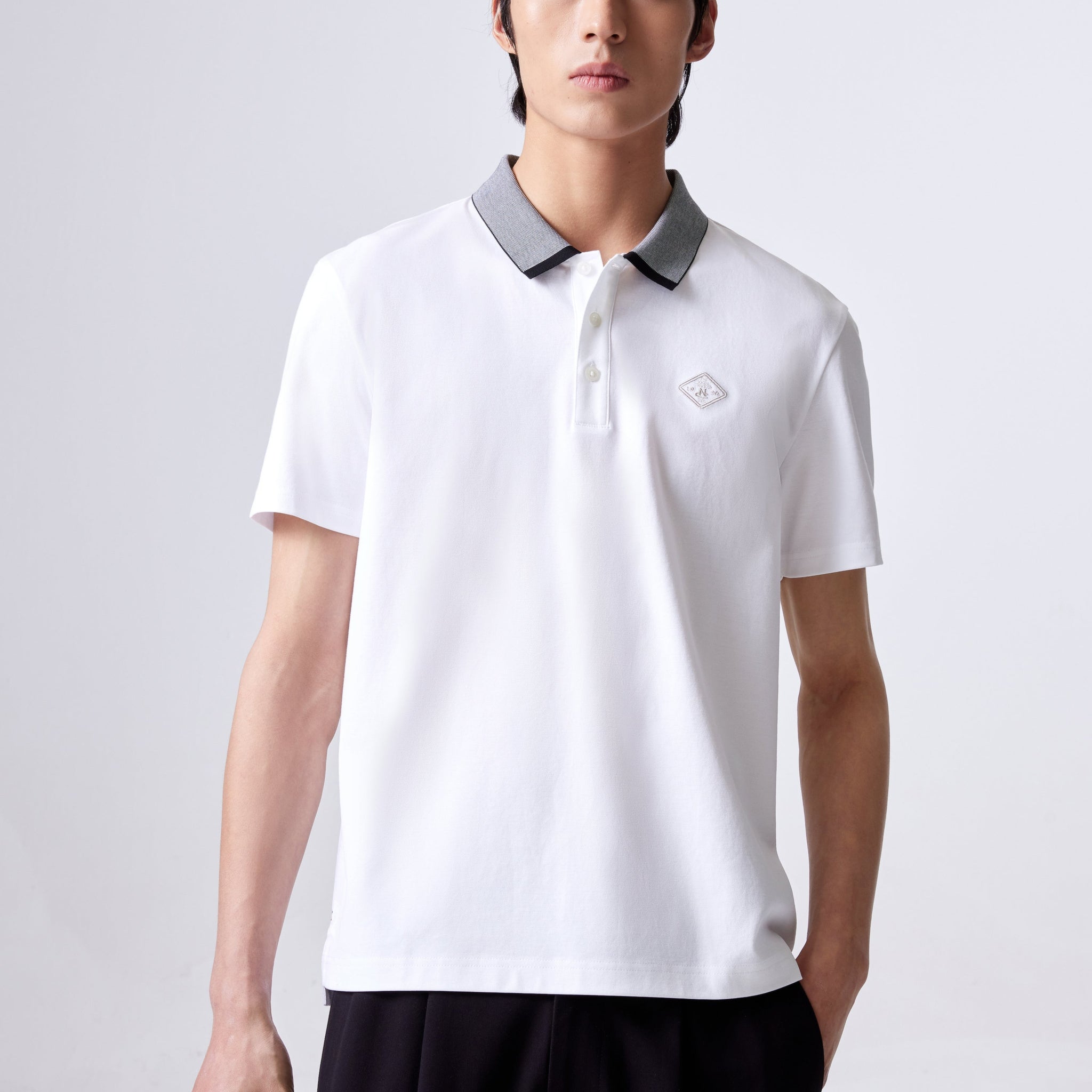 Straight Short Sleeve Polo Shirt 