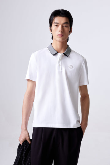 Straight Short Sleeve Polo Shirt 