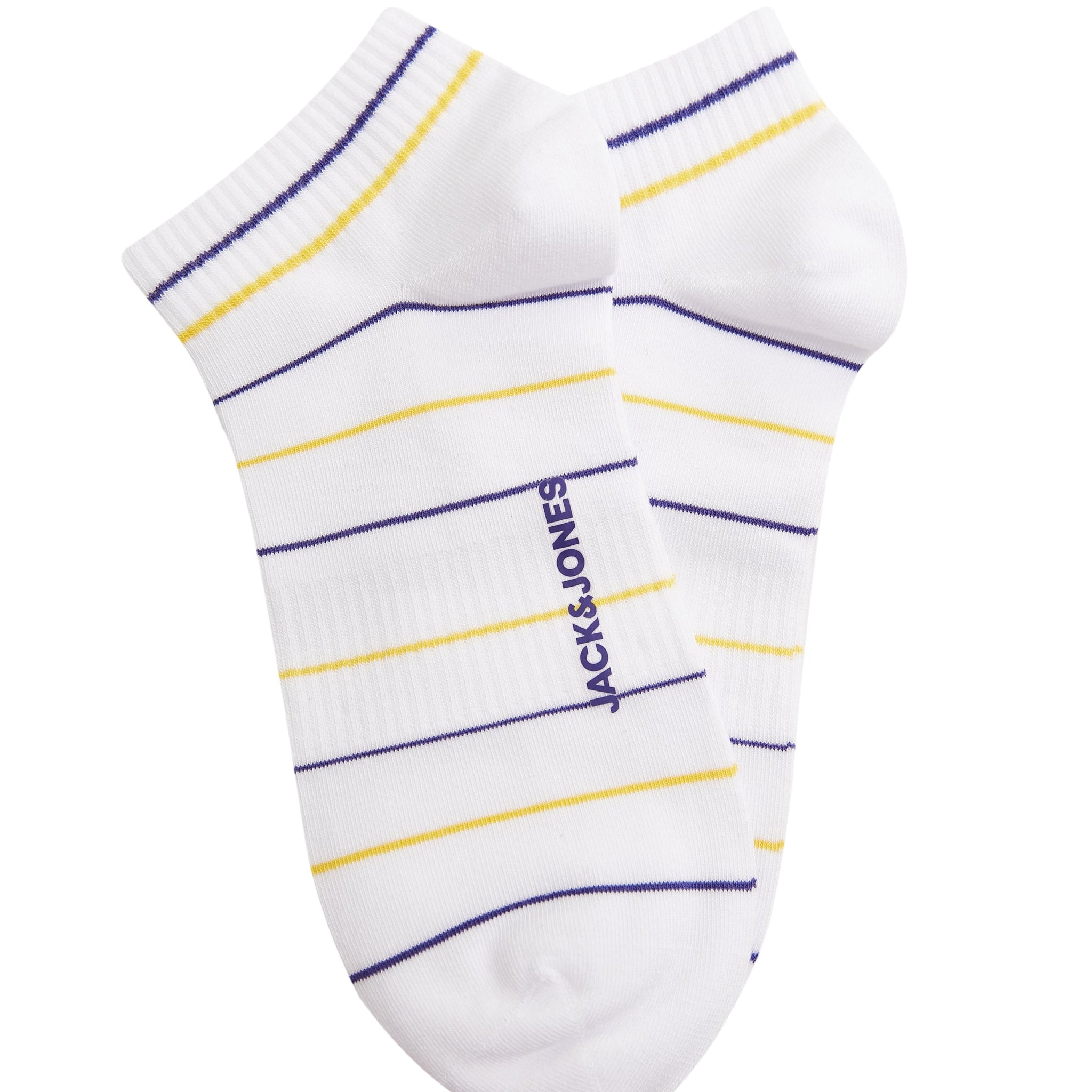 [NBA Collection] Los Angeles Lakers striped mid-calf socks (1 pair) 