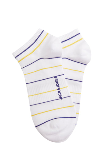 [NBA Collection] Los Angeles Lakers striped mid-calf socks (1 pair) 