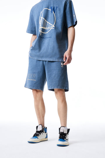 【NBA Collection】Golden State Warriors Casual Shorts 