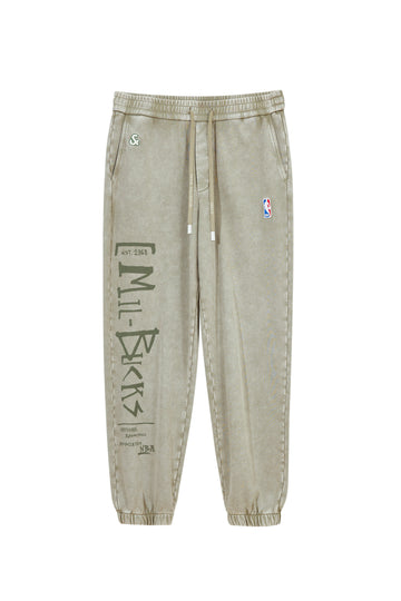 【NBA Collection】Milwaukee Bucks Sports Pants 