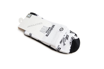 [NBA Collection] Brooklyn Nets mid-calf socks (2 pairs, one black and one white) 