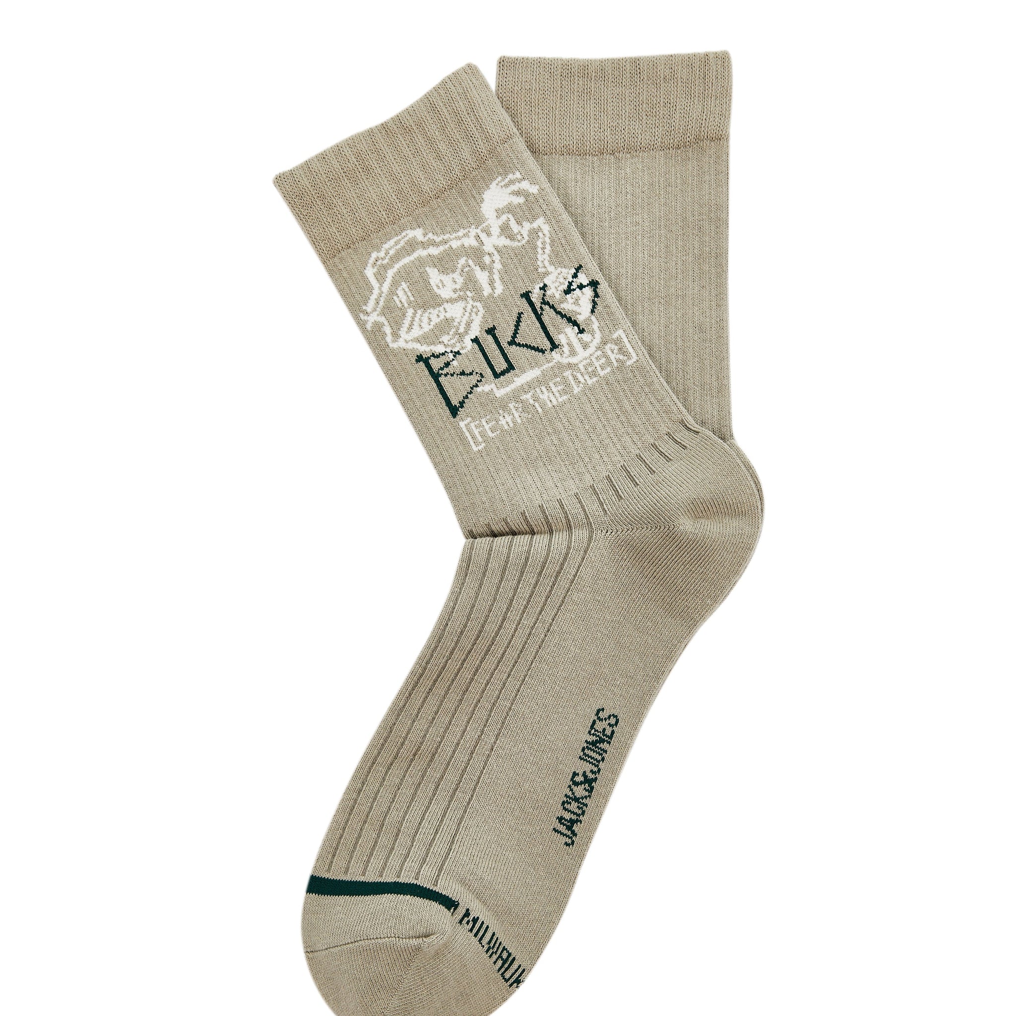 【NBA Collection】Milwaukee Bucks mid-calf socks (1 pair) 