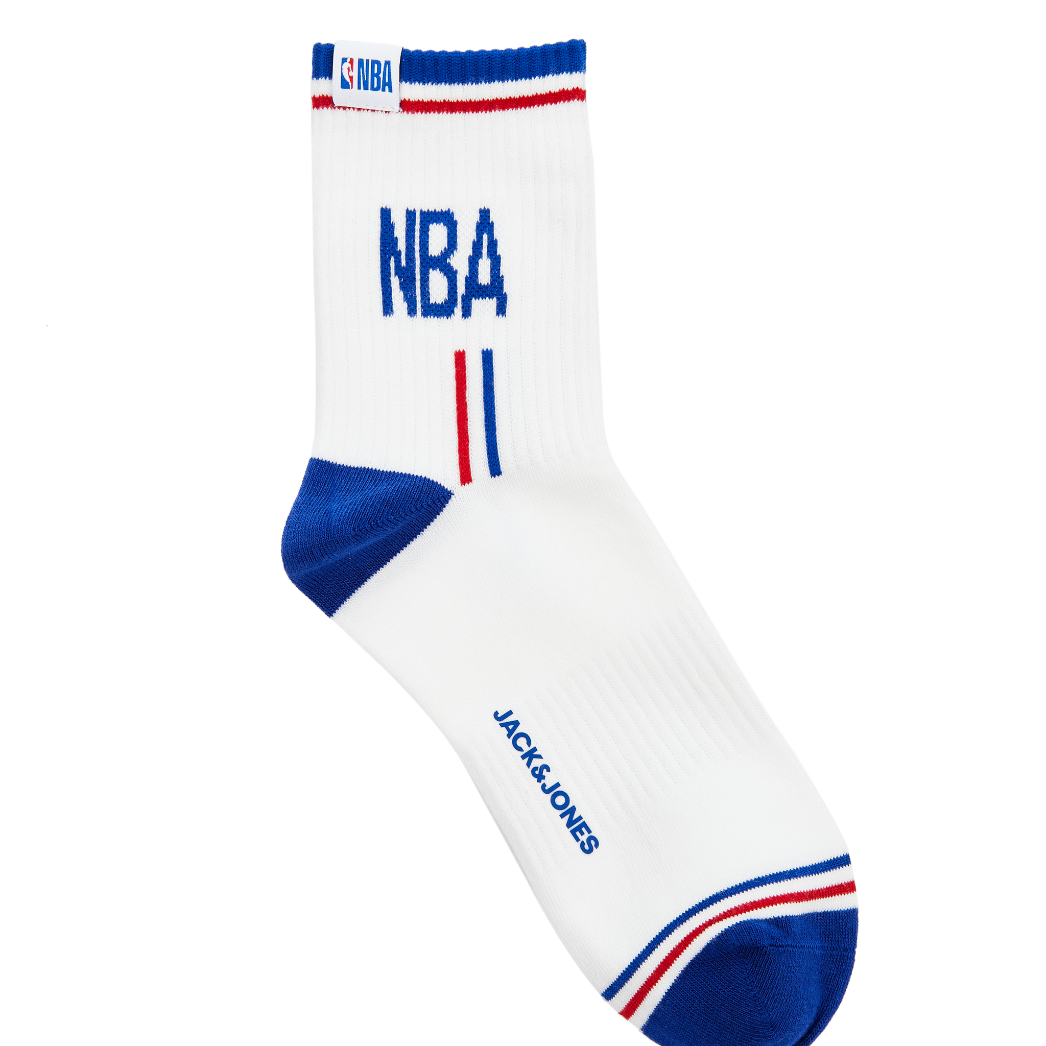 [NBA Collection] NBA LOGO white mid-calf socks (1 pair) 