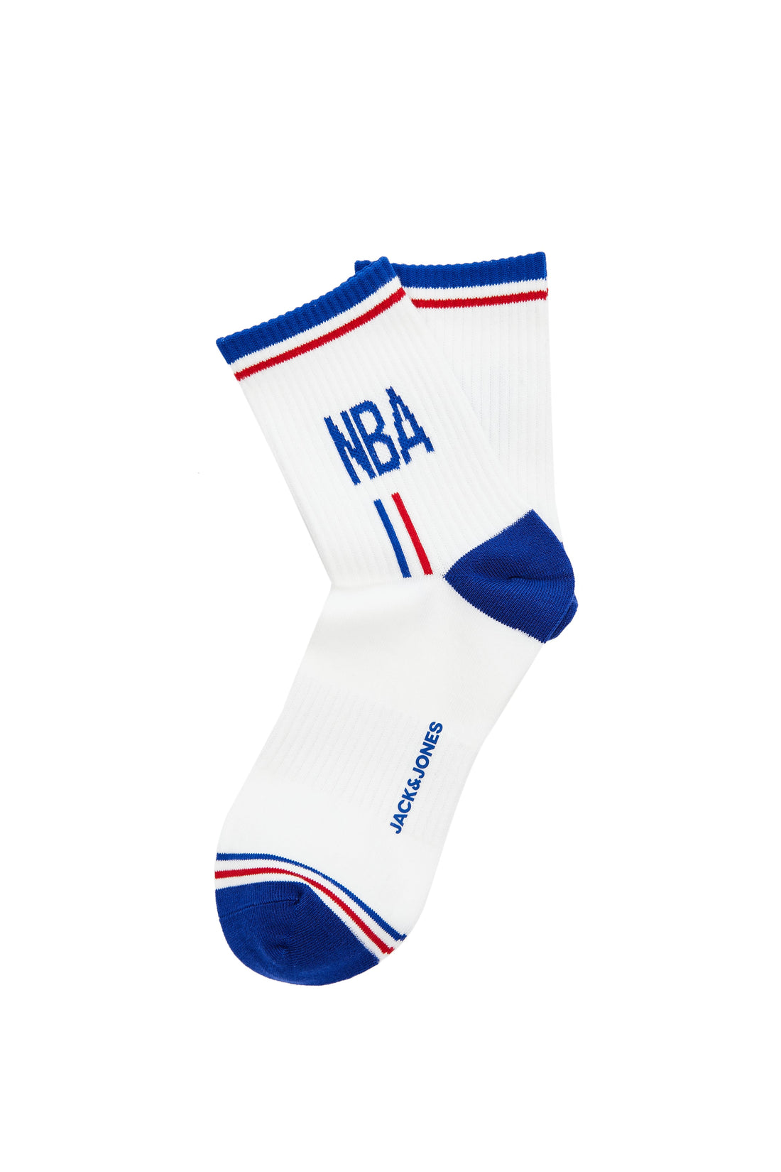 [NBA Collection] NBA LOGO white mid-calf socks (1 pair) 